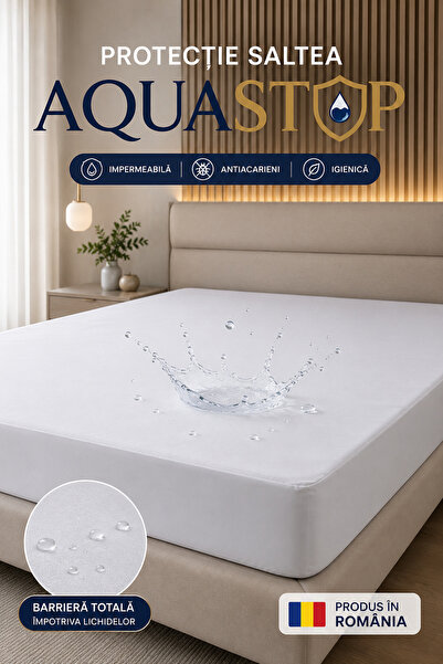 RALEX PUCIOASA Protector de saltea impermeabil 140x200cm, Lavabil, Fabricat î...
