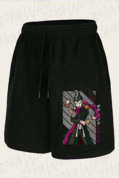 ZOKAWEAR Unisex Gundham Tanaka Super Danganronpa Design Printed Shorts