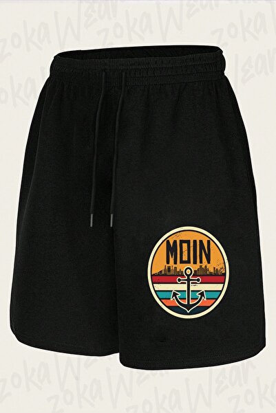 ZOKAWEAR Unisex Moin Design Printed Shorts
