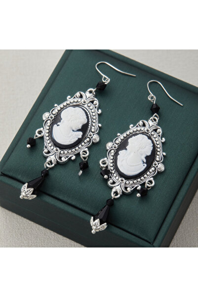 Choice WC1810-1 Retro Bohemian Style Goddess Avatar Pattern Drop, Hook Earrin...