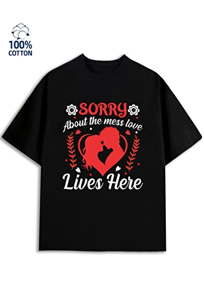 BASEPULSE 1 Pack Women'S 3XL Oversized Retro Graphic T-Shirt - Funny "Sorry A...