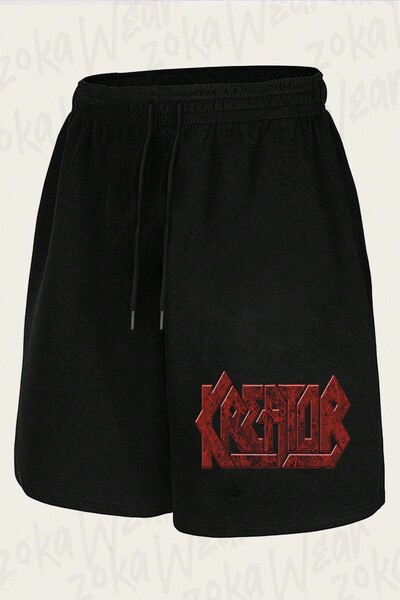 ZOKAWEAR Unisex Logo V2 Kreator Design Printed Shorts