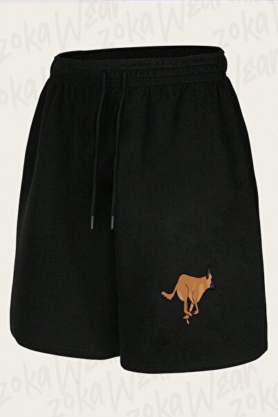 ZOKAWEAR Unisex Belgian Malinois Cute Illustration Design Printed Shorts