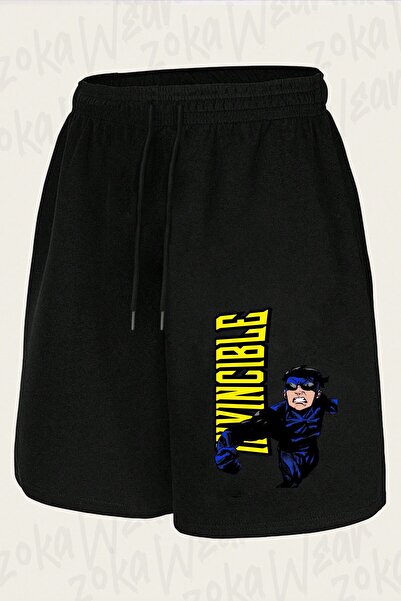 ZOKAWEAR Unisex Invincible V23 Design Printed Shorts