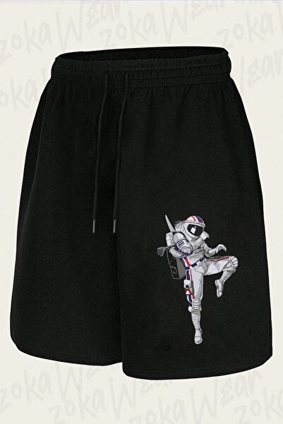 ZOKAWEAR Unisex Muay Thai Astronaut Design Printed Shorts