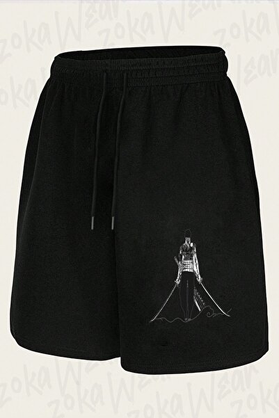 ZOKAWEAR Unisex σορτς με στάμπα Zoro από το One Piece Design