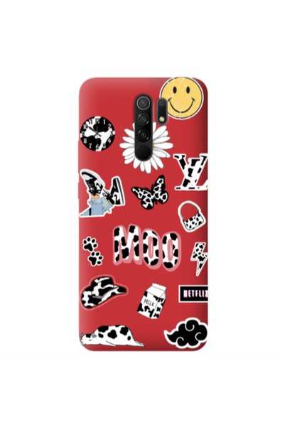Other Xiaomi Redmi 9 Find Yourself 6 Red Colored Silicone TPU Θήκη