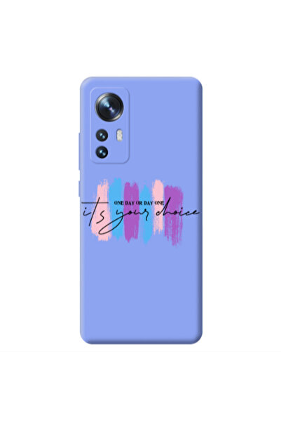 Other Xiaomi Mi 12 One Day Or Day One Light Purple Colored Silicone TPU Θήκη