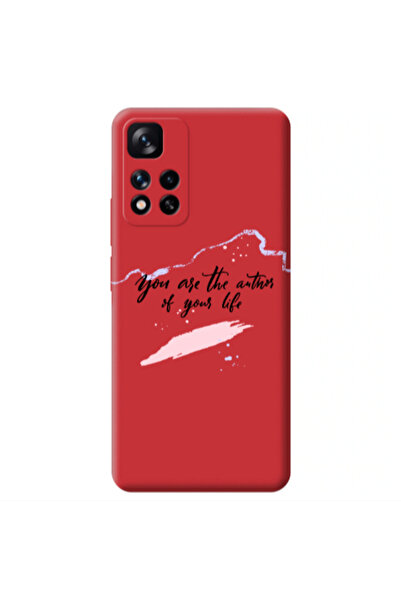 Other Xiaomi Redmi Note 11 Pro 5G You are the authors Red Colored Silicone TP...