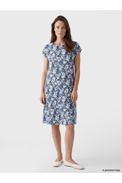 LC Waikiki Zero Roba Collar Floral Dress for Style Enthusiasts from Uzg Store