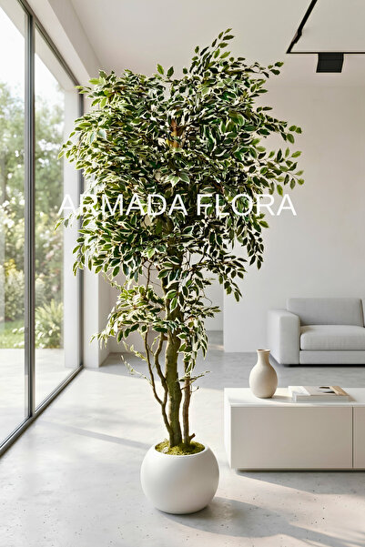 Armada Flora Yapay Benjamin Starlight Ağacı 180 cm 27*33 Küre Saksılı