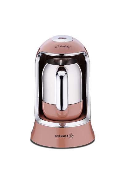 KORKMAZ Kahvekolik Otomatik Kahve Makinesi Mocha Krom A860-17