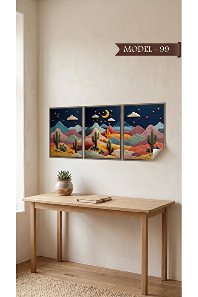 Akıllı Kağıt Static Cling Tablecloth - Poster Flower (Model- 99)