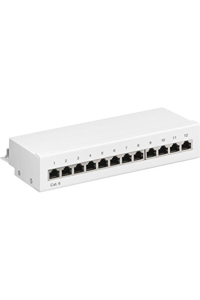 goobay Cat 6 Μίνι Επιτραπέζιο Πάνελ Διασύνδεσης 12 Θέσεων Κωδικός: 62070