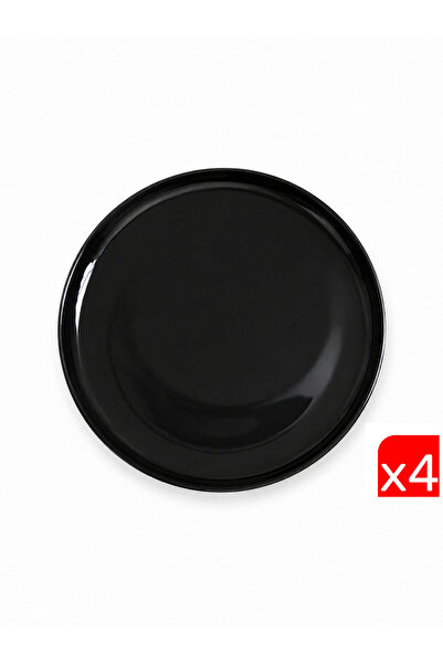 Kütahya Porselen Moderna Serving Plate Black 24cm Mod24Du740104 Set of 4