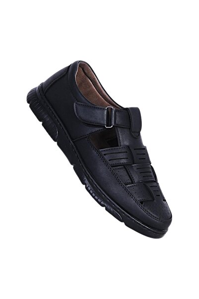 Ayakcenter New Black Men's Sandals Shoes
