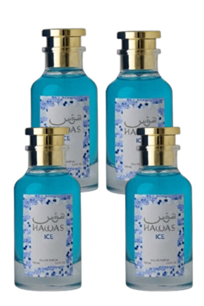 Hawas 4 Pieces Ice Perfume 100ML
