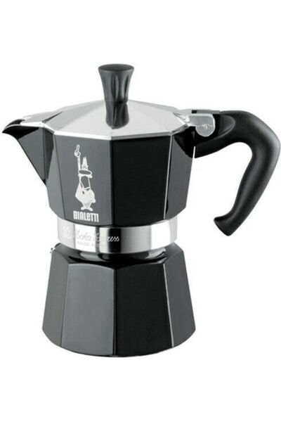 OEM Ιταλική Καφετιέρα Bialetti Moka Express Μαύρο Αλουμίνιο 6 Φλιτζάνια S9139...