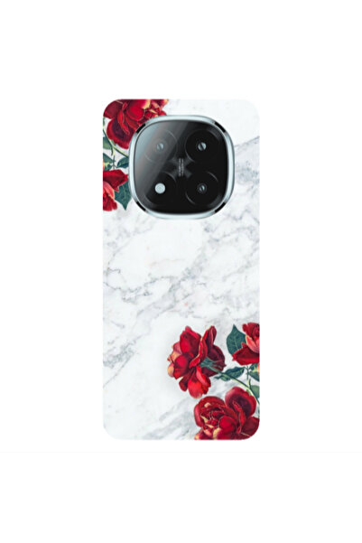 Other Xiaomi Redmi Note 14 Pro + 5g Marble and roses Transparent Silicone TPU...