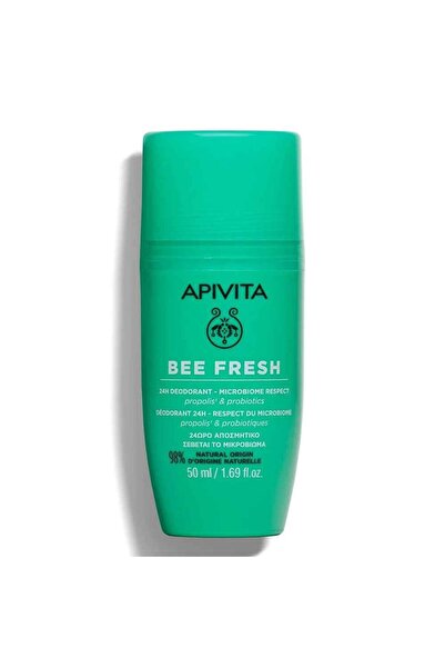 Apivita Bee Fresh 24ωρο Αποσμητικό Roll-On με Πρόπολη και Προβιοτικά 50ML