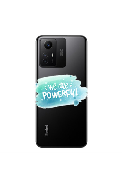 Other Xiaomi Redmi Note 12s We are Powerful Transparent Silicone TPU Θήκη