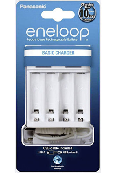 PANASONIC Eneloop Basic BQ-CC61 Φορτιστής USB για 4 μπαταρίες Ni-MH μεγέθους ...