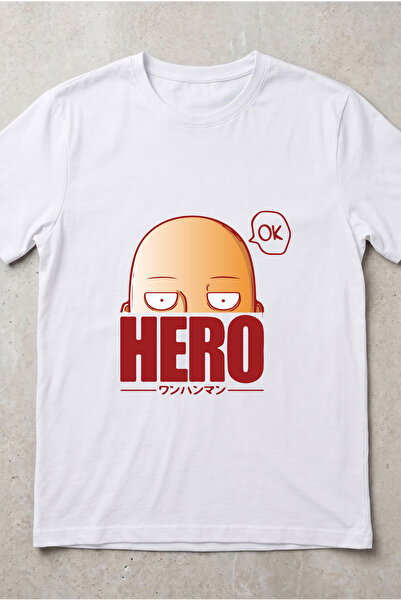 Silkensoul One Punch Man Anime Printed Standard Cut Unisex Tshirt