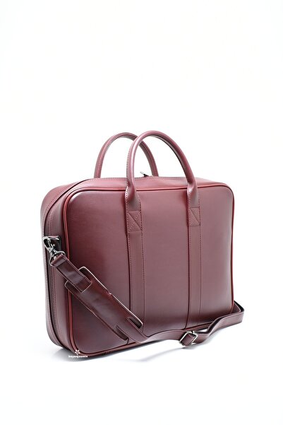 JANVIER Claret Red Unisex τσάντα οργάνωσης πολλαπλών θηκών για φορητό υπολογι...