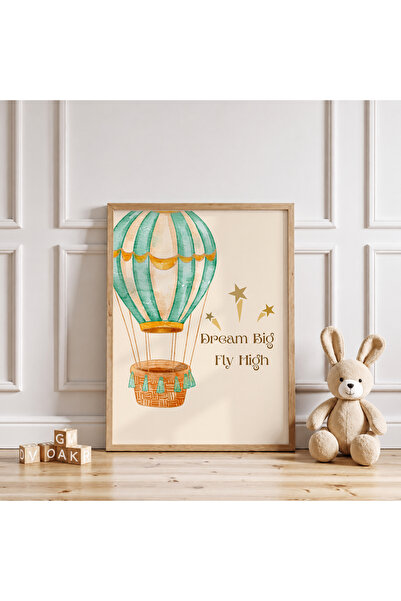 luxorpixels (Çerçevesiz) Dream Big Fly High Çocuk Odası Poster