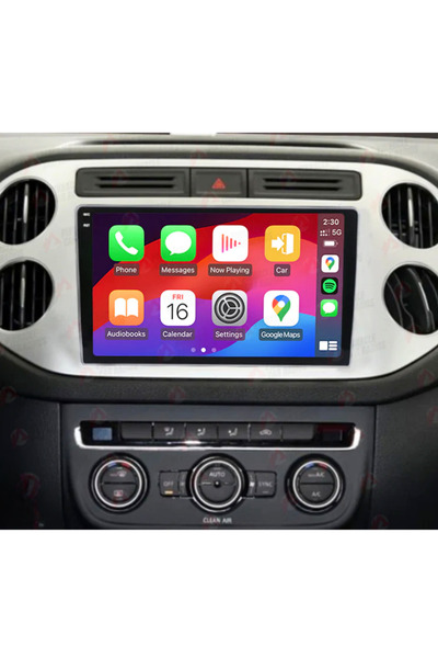 Carplayer شاشة أندرويد لسيارة فولكس فاجن تيجوان موديل 2010-2016 مع كاربلاي لا...