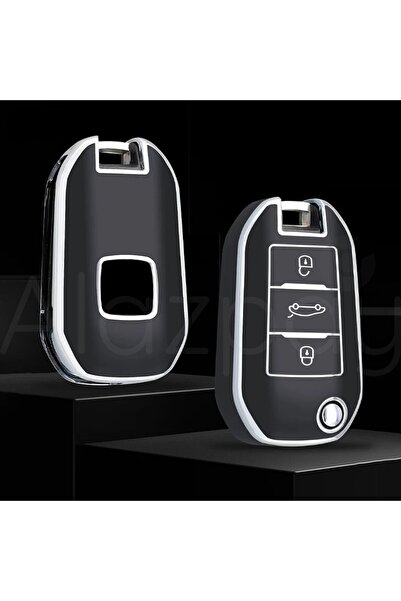 KeyRoN Κάλυμμα θήκης κλειδιού για Peugeot 208 301 307 308 508 2008 3008 Partn...