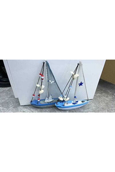 Tradesor Διακοσμητικό Souvenir Καραβάκι - Σετ 2 τεμάχια - L2026-35AB - 125567
