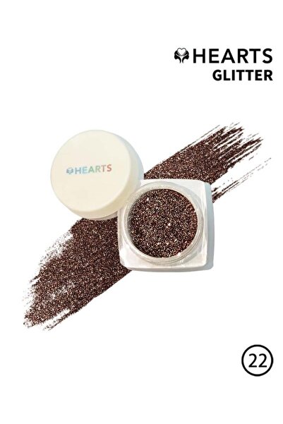 Hearts Glitter Loose Powder