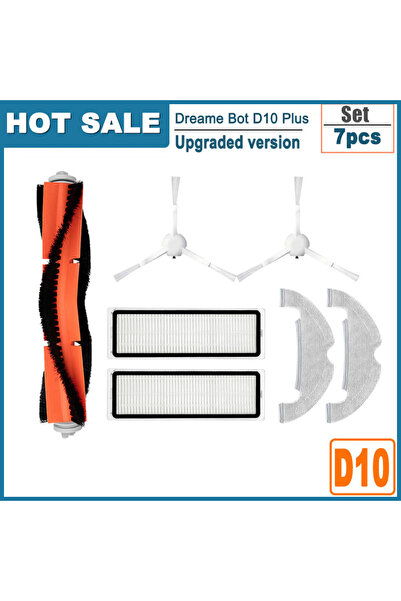 Choice4 D1004240803 For Dreame Bot D10 Plus Accessories Brushes Filter Dust B...