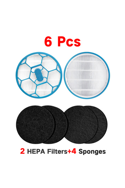 Choice 6 Pcs HOME TIMES Hepa Filter Sponge Replacement Accessories for Neakas...