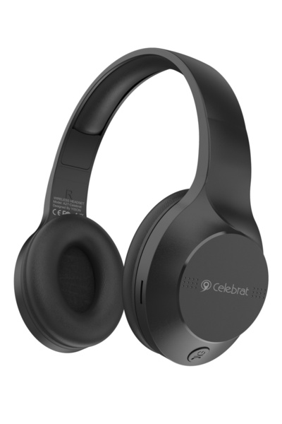 Celebrat Ακουστικά A27, ασύρματα & ενσύρματα, Bluetooth 5.3, Φ40mm, μαύρα