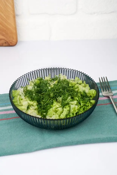 Denia Home Paris Glass Deep Salad Bowl 20 cm