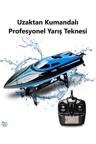 Brother Toys Uzaktan Kumandalı Profesyonen Sürat Teknesi Yarış Tekne 25 Km/h