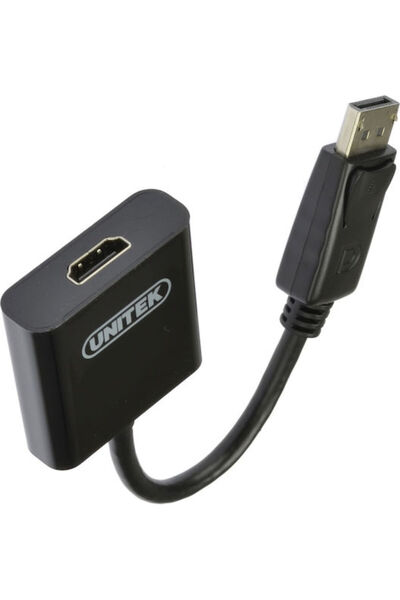 Unitek Convertor DisplayPort / HDMI tată la DisplayPort / HDMI mamă Alb 1 buc...