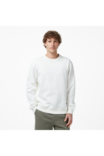 Nautica Erkek Krem Regular Fit Sweatshirt