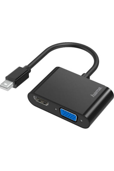 Hama Convertor Mini DisplayPort Masculin la HDMI VGA Feminin 1 Bucată