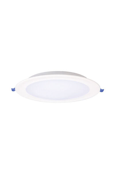 POWERTECH Χωνευτό Σποτ με ενσωματωμένο LED και λευκό φως, Λευκό 10x10εκ. Κωδι...