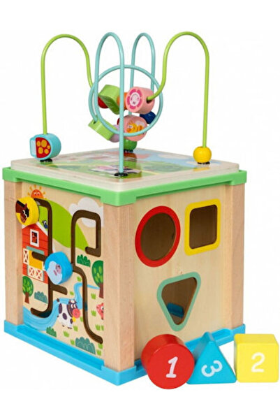 Smily Play Cub de activități din lemn