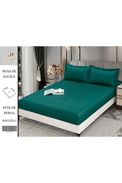 OEM Damask Bed Cover 2 Persons 3 Pieces with Stretchy 180x200 cm, Model Dh-10
