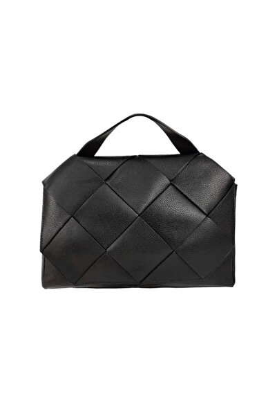 matis atelier Geantă de damă din piele Alessia - Negru