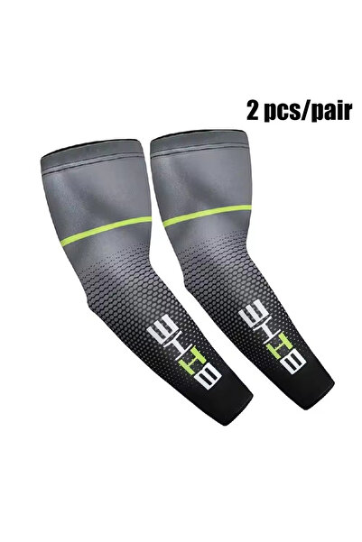 Choice1 Dark Gray 1 Pair Unisex Cycling Running Sports Sleeve Arm Cooling Sle...