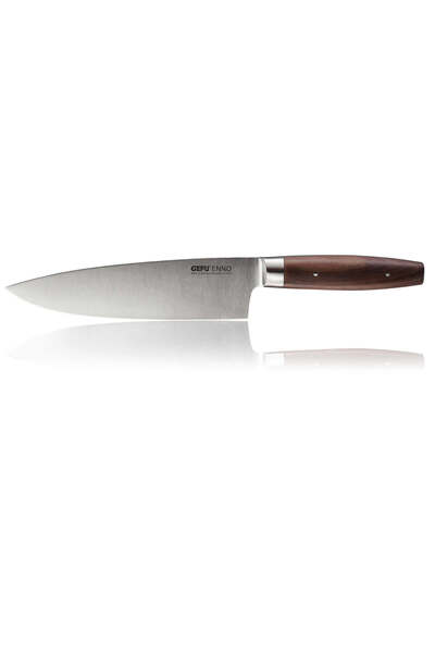 GEFU Cutit de bucatarie 20 cm, ENNO, otel german, maner din nuc, set