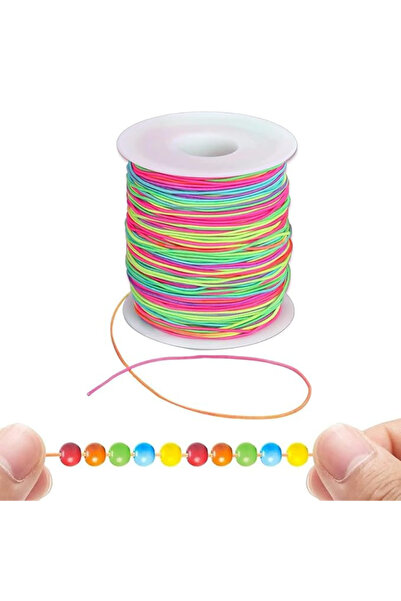 Simply Joy Șnur elastic multicolor Simply Joy, Șnur cu mărgele, Brățară DIY, ...