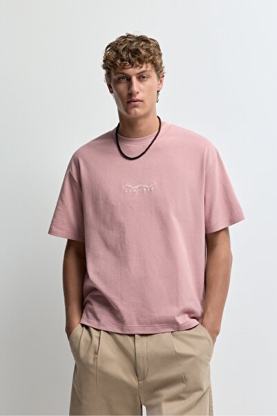 LEFTIES İşlemeli t-shirt