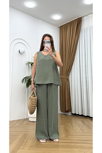 R-Style Tensel Sleeveless Set
